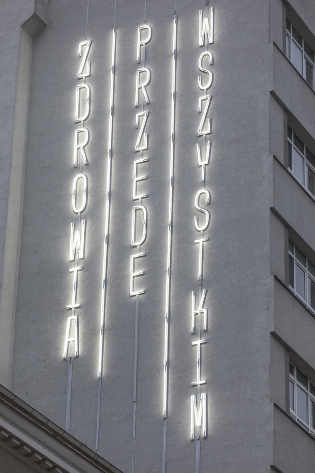 Zdrowia przede wszystkim - neon od Traffic Design