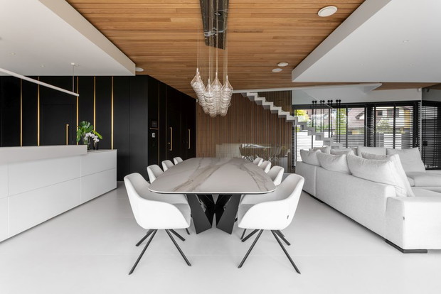 Dom w Sosnowcu, projekt: Joanna Ochota z pracowni Archimental Concept JOana
