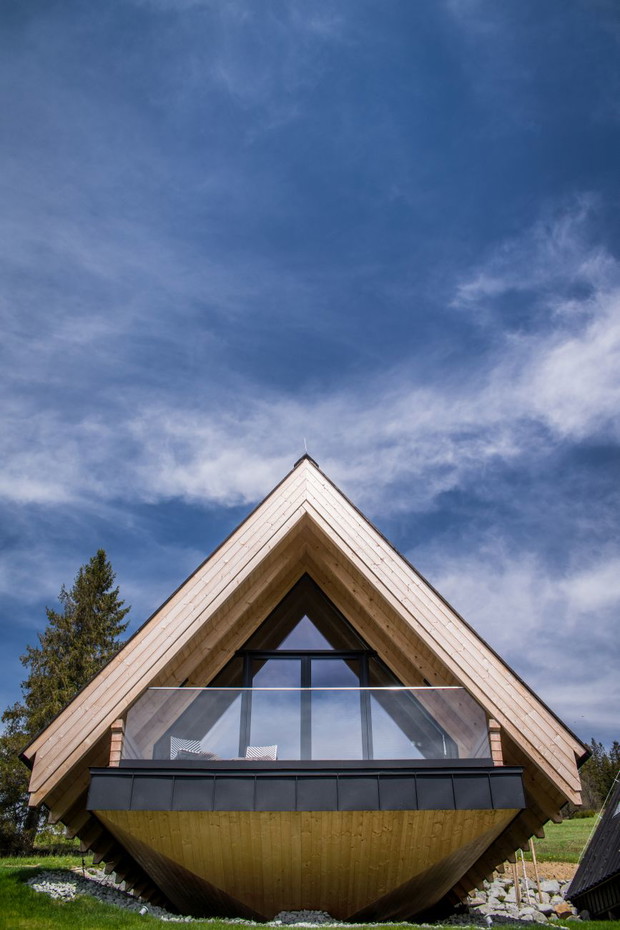 The Boats - domki z widokiem na Tatry, projekt: Karpiel Steindel Architekci