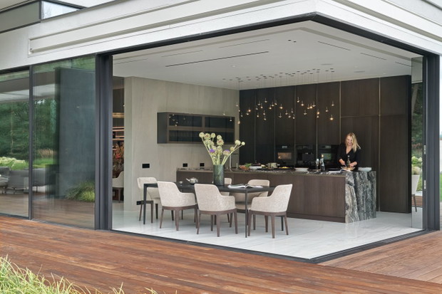 Nowoczesny i elegancki dom pod Poznaniem, projekt wnętrza: Katarzyna Kraszewska Architektura Wnętrz