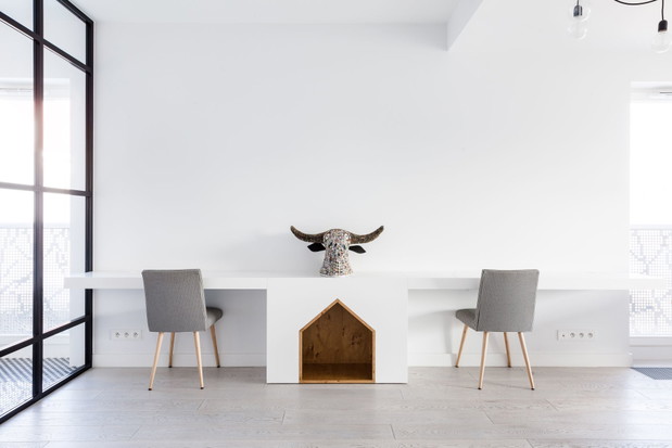 Mieszkanie w bieli, projekt: Magdalena Śliwka, Black Deer Workshop