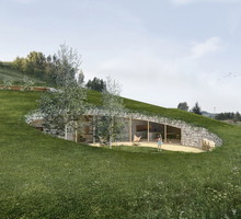 Dom w krajobrazie, projekt Adrian Kasperski Architekt