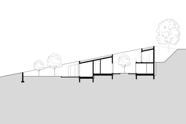 Dom w krajobrazie, projekt Adrian Kasperski Architekt