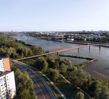 Most pieszo-rowerowy w Warszawie