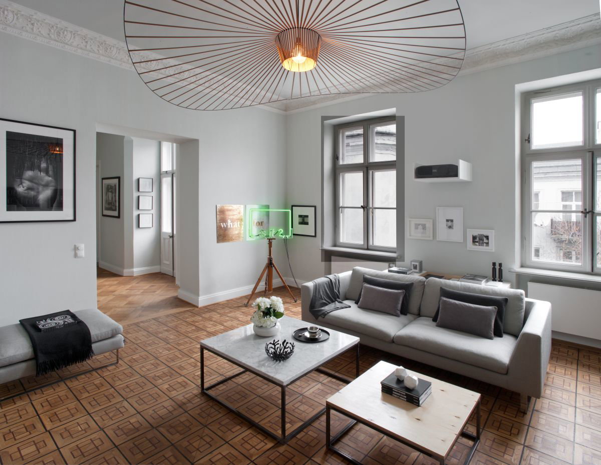 Mieszkanie Dominiki i Adama w warszawskiej kamienicy, projekt: Joanna Kulczyńska-Dołowy, Kulczyński Architekt