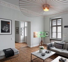 Mieszkanie Dominiki i Adama w warszawskiej kamienicy, projekt: Joanna Kulczyńska-Dołowy, Kulczyński Architekt