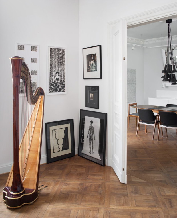 Mieszkanie Dominiki i Adama w warszawskiej kamienicy, projekt: Joanna Kulczyńska-Dołowy, Kulczyński Architekt