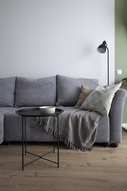 Zielone mieszkanie w Pruszczu Gdańskim, ip-design Ilona Paleńczuk z zespołem