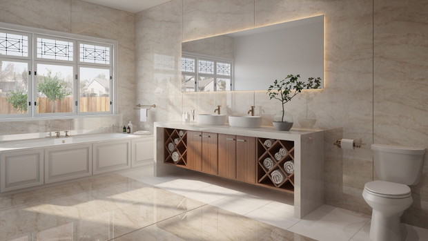 Mat. pras. Cosentino Dekton bathroom - Xgloss Stonika - Arga 2