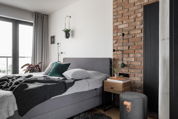 Mieszkanie w industrialnym stylu, projekt: Agata Brach Architekt autorska pracowania projektowa