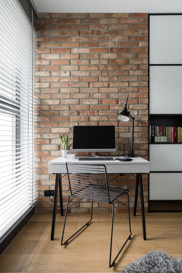 Mieszkanie w industrialnym stylu, projekt: Agata Brach Architekt autorska pracowania projektowa