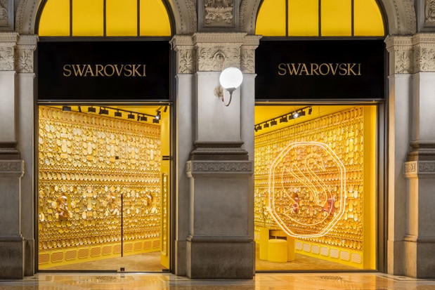Nowy butik SWAROVSKIEGO w Mediolanie jak pudełko czekoladek