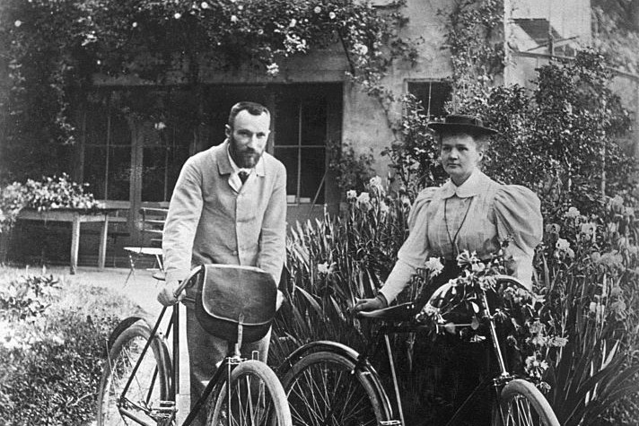 Maria Skłodowska-Curie i Piotr Curie