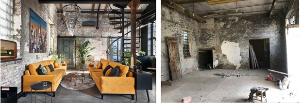 Apartament w starej kuźni w Lesznie, projekt: Jan Sikora