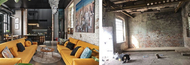 Apartament w starej kuźni w Lesznie, projekt: Jan Sikora