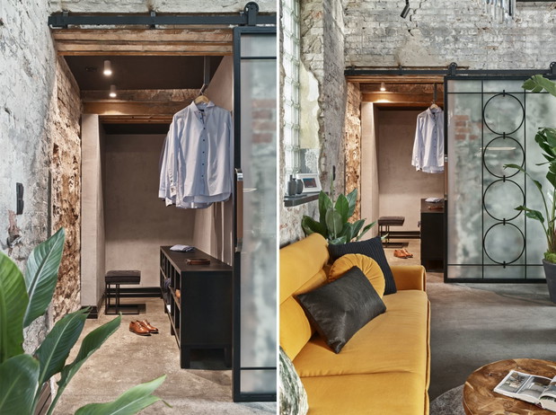 Apartament w starej kuźni w Lesznie, projekt: Jan Sikora
