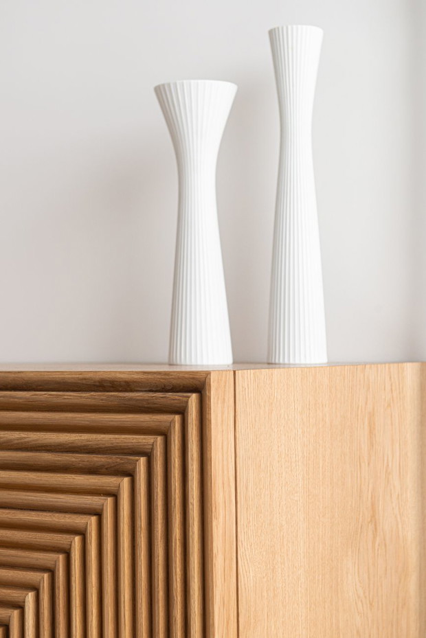 Minimalistyczna sypialnia od Loft Kolasiński