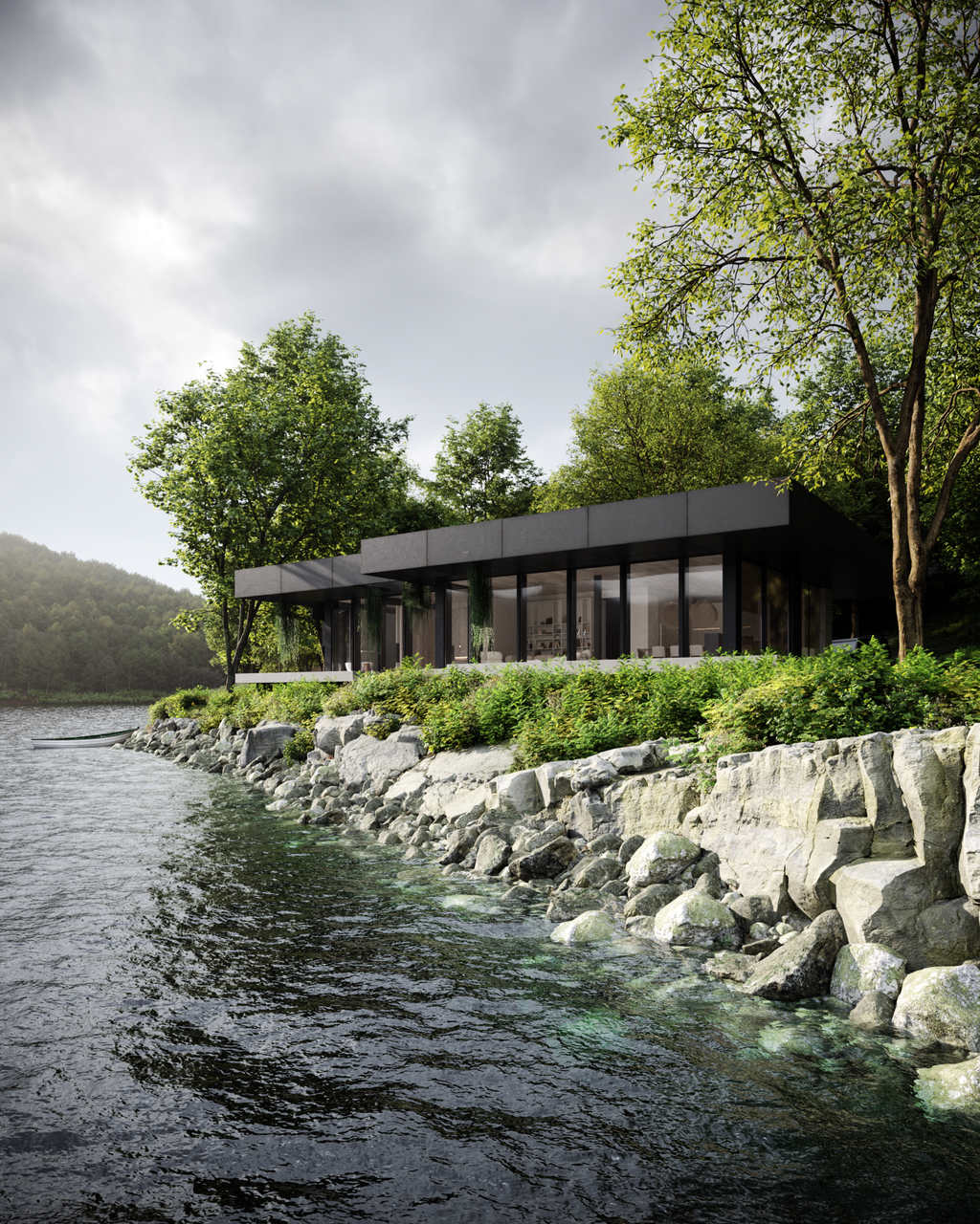 Siedlisko nad wodą, projekt: Studio.O.
