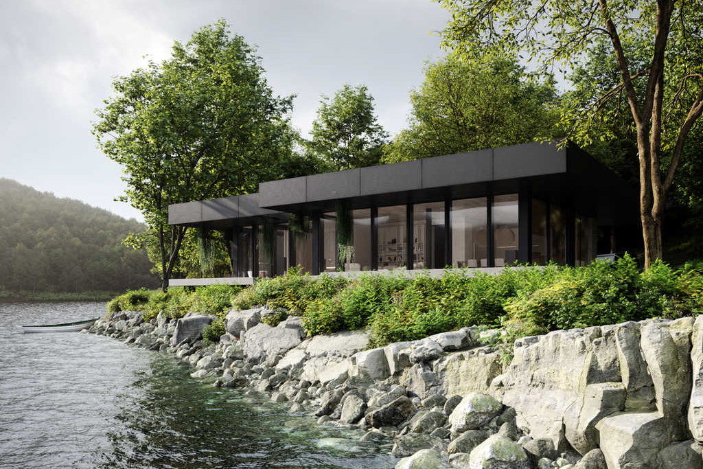 Siedlisko nad wodą, projekt: Studio.O.