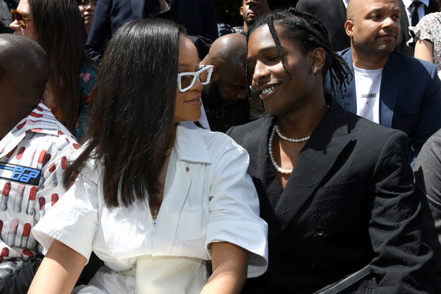 Rihanna i A$AP Rocky, 2018 rok.