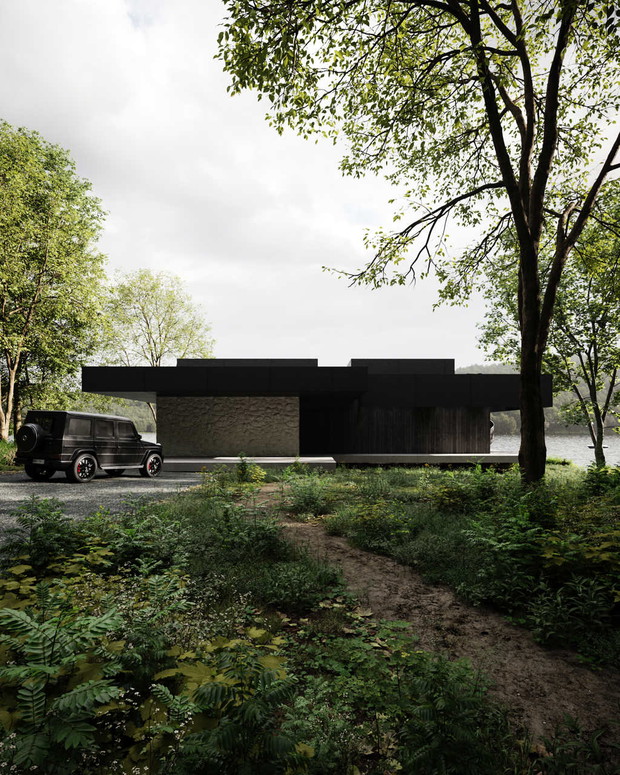 Siedlisko nad wodą, projekt: Studio.O.