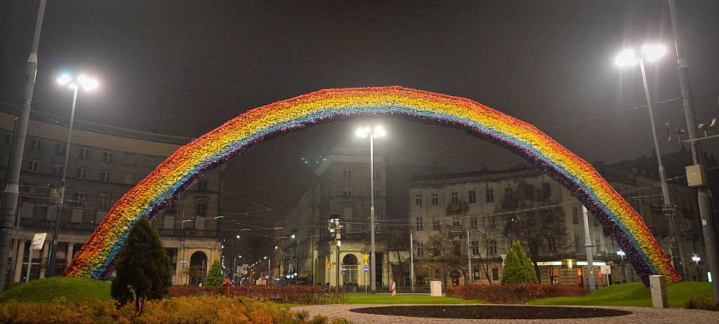 Tęcza na Placu Zbawiciela, 2014 rok