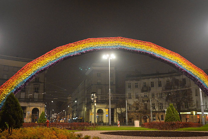 Tęcza na Placu Zbawiciela, 2014 rok