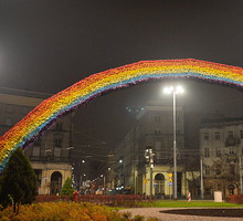 Tęcza na Placu Zbawiciela, 2014 rok
