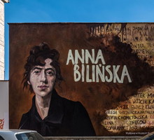 Mural z Anną Bilińską na Smolnej