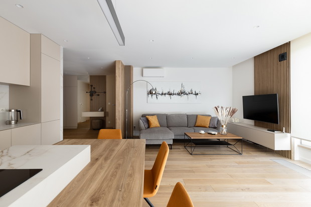 Apartament w Krakowie, projekt: kaim