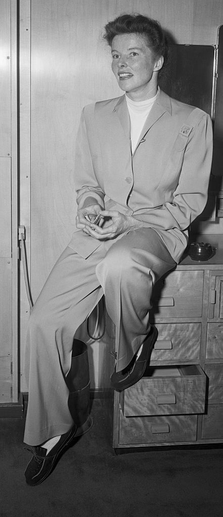 Katharine Hepburn During Interview