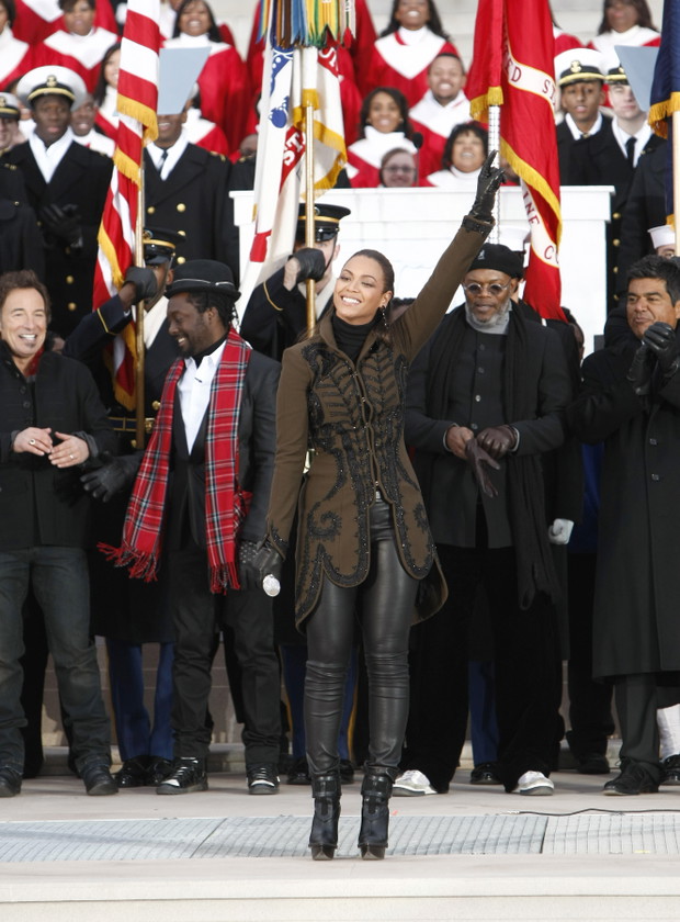 Beyoncé podczas inauguracji Obamy, 2009