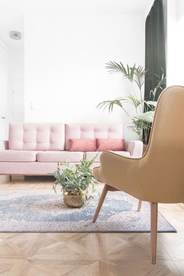 Kawalerka w stylu vintage, projekt: Karol Smagacz