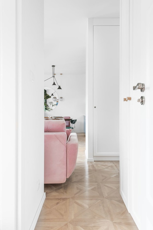 Kawalerka w stylu vintage, projekt: Karol Smagacz