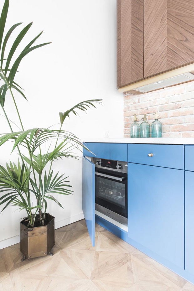 Kawalerka w stylu vintage, projekt: Karol Smagacz