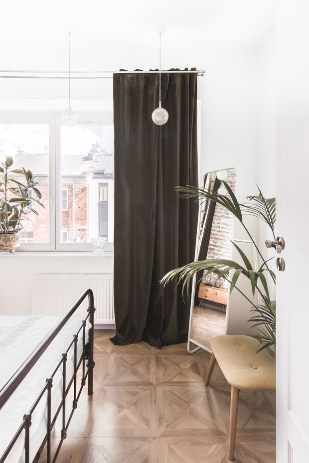 Kawalerka w stylu vintage, projekt: Karol Smagacz
