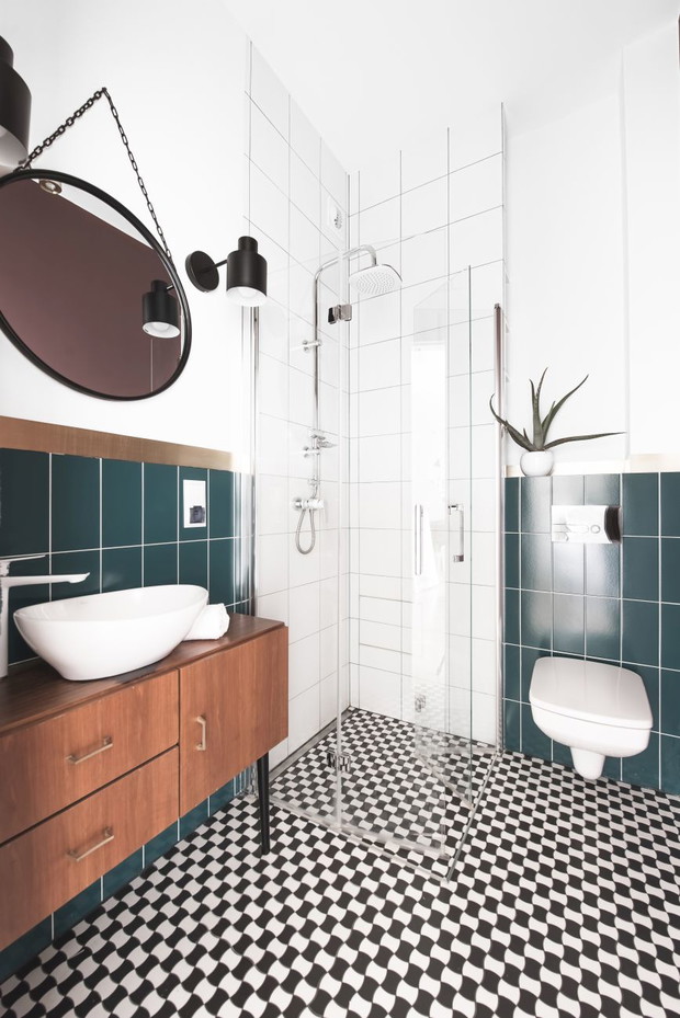 Kawalerka w stylu vintage, projekt: Karol Smagacz
