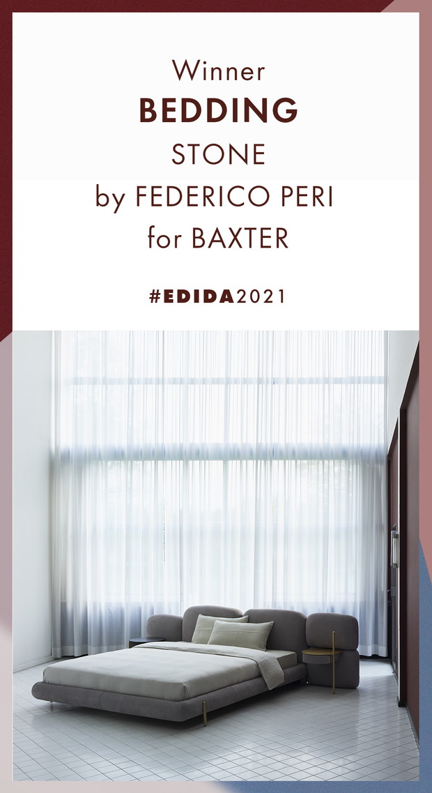 BEDDING Stone, by Federico Peri for Baxter