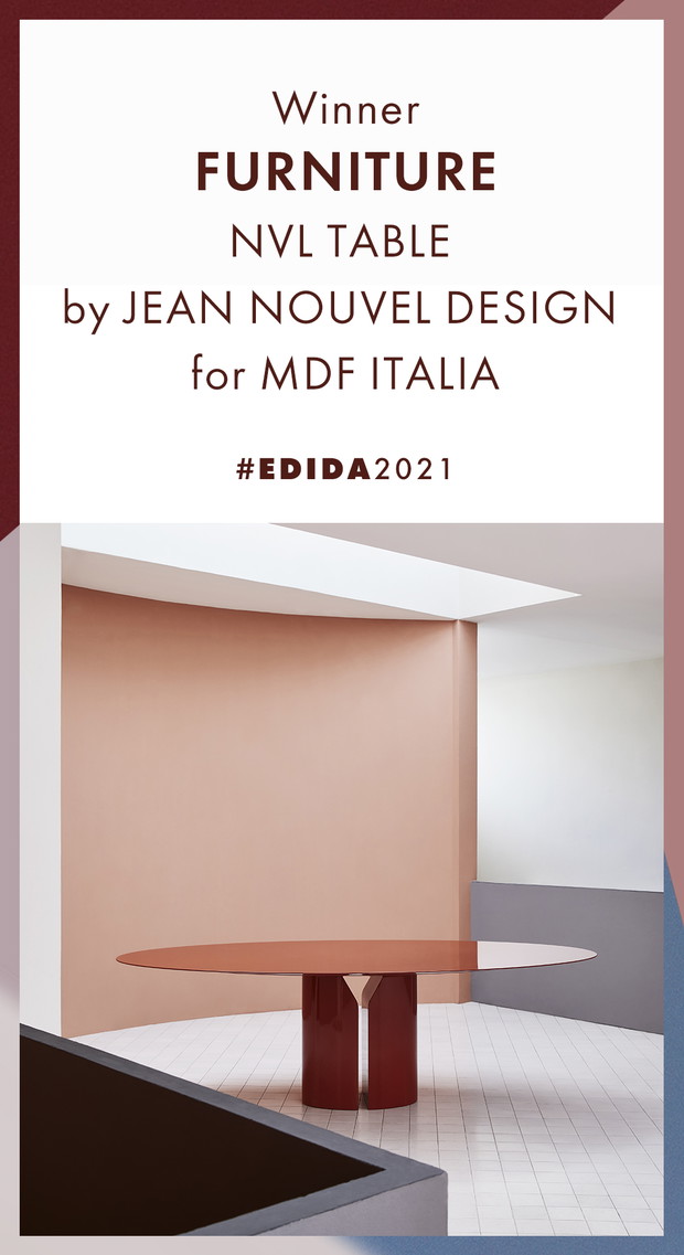 FURNITURE NVL table by Jean Nouvel for MDF Italia