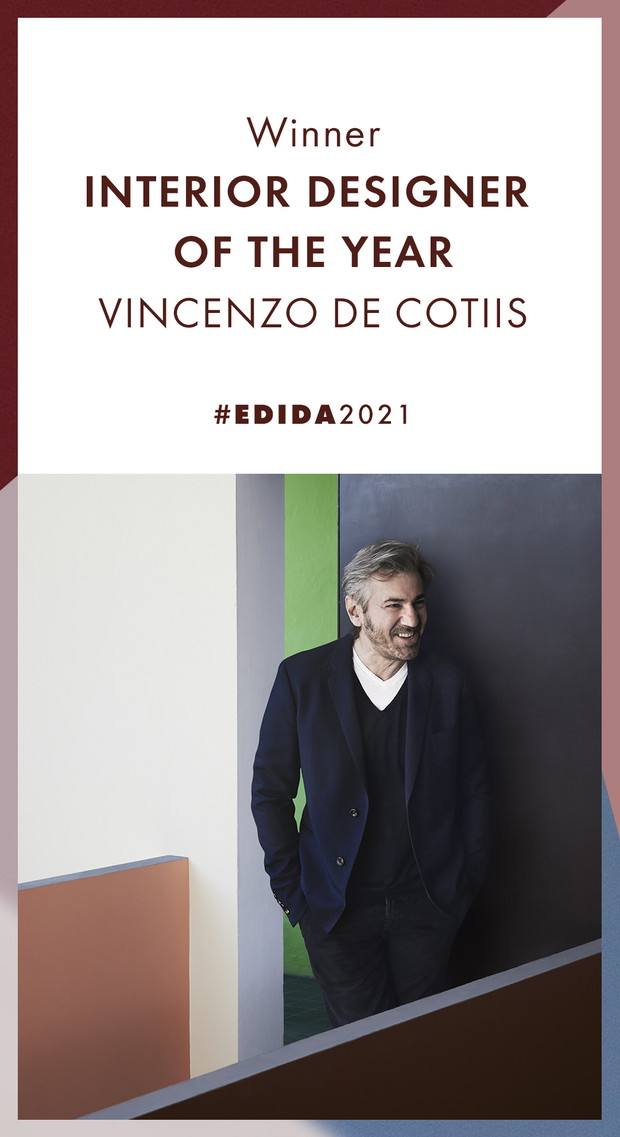 INTERIOR DESIGNER OF THE YEAR Vincenzo De Cotiis