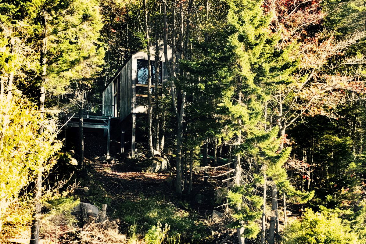Remote Lake Cabin, projekt Stonorov Workshop Architects