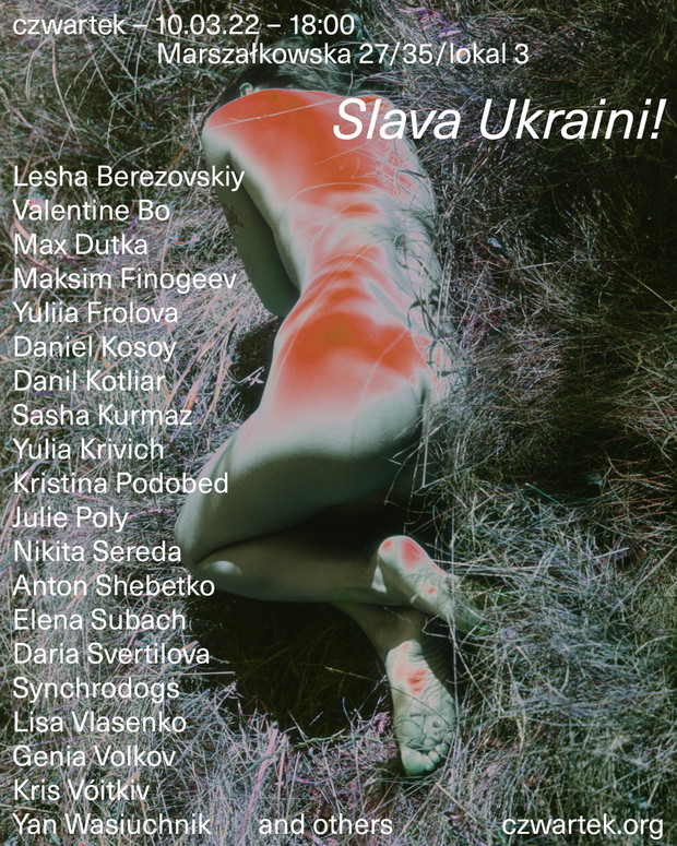 Wystawa Slava Ukraini! w galerii czwartek
