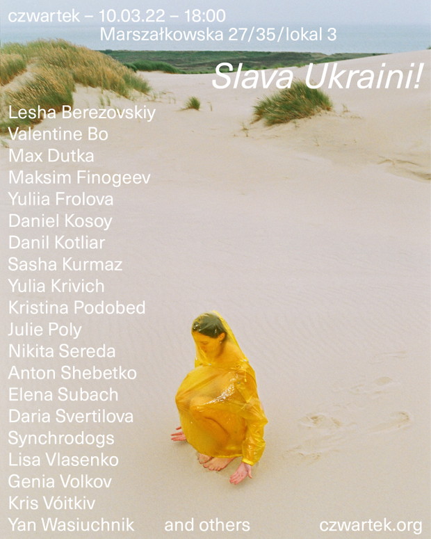 Wystawa Slava Ukraini! w galerii czwartek