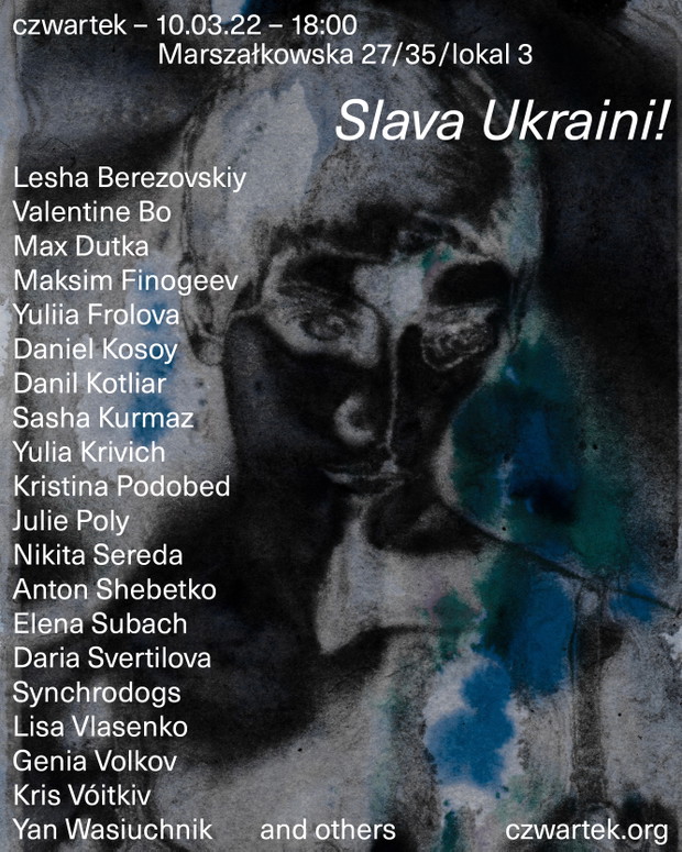 Wystawa Slava Ukraini! w galerii czwartek