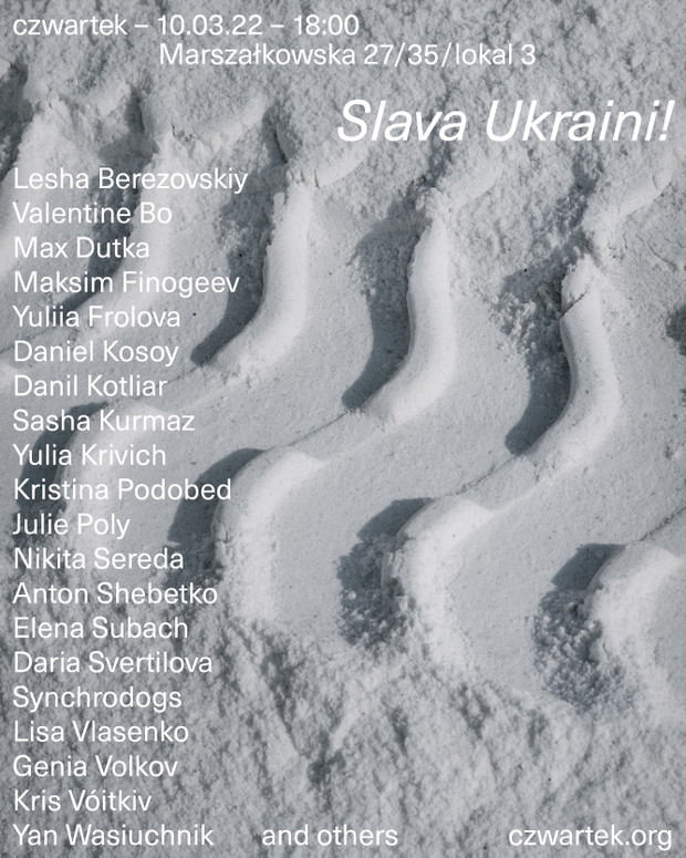 Wystawa Slava Ukraini! w galerii czwartek
