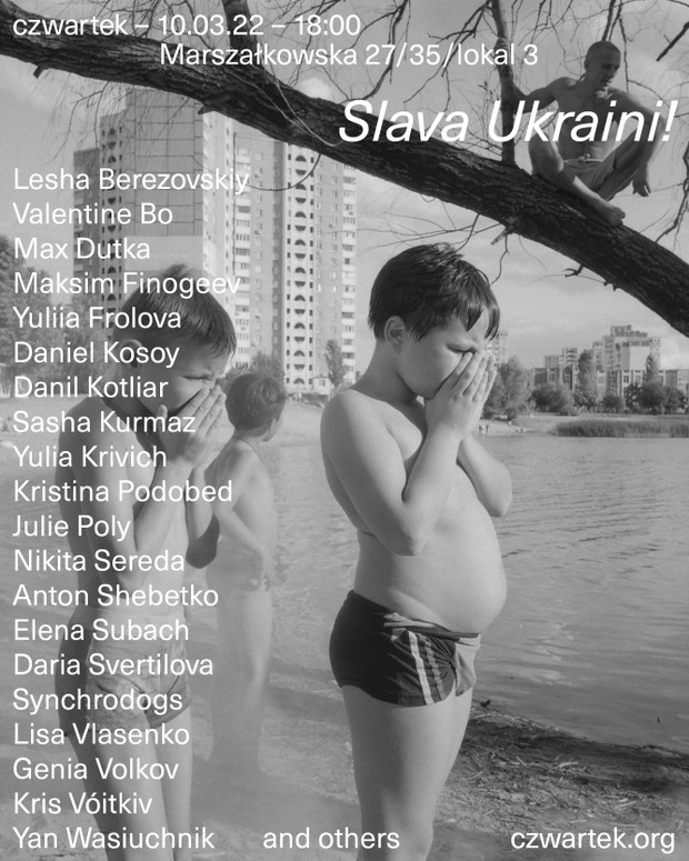 Wystawa Slava Ukraini! w galerii czwartek