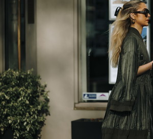 Street fashion - London Fashion Week