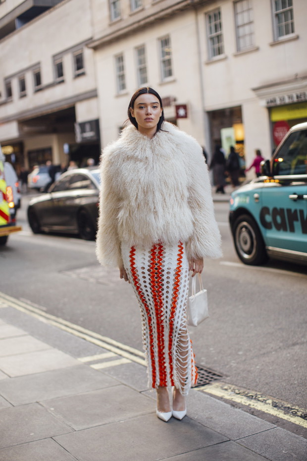 Street fashion - London Fashion Week