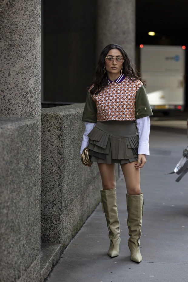 Street fashion - London Fashion Week