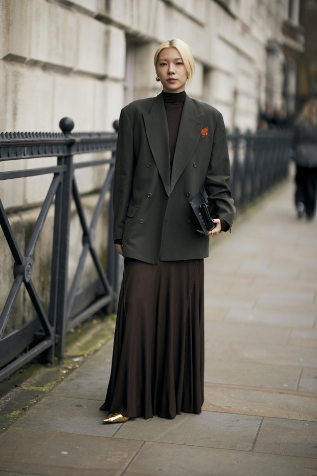 Street fashion - London Fashion Week